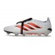 Adidas Predator 26 Tongue Elite FG Biały Karmazynowy