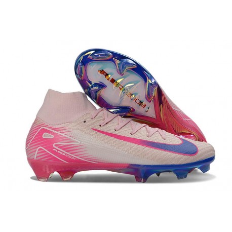 Buty Piłkarskie Nike Mercurial Superfly X Elite FG Różowy Niebieski