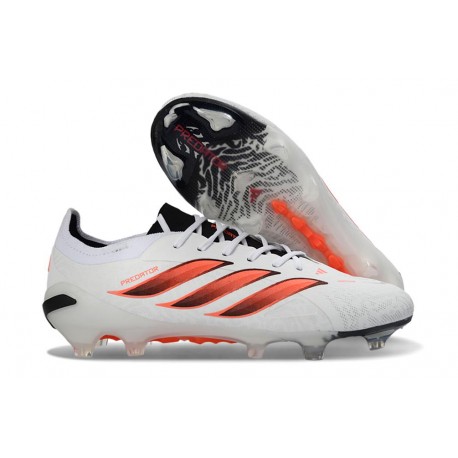Buty Piłkarskie Adidas Predator Elite FG Biały Czerwony Czarny