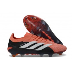Korki Pilkarskie Adidas Predator 26 Elite FG Pomarańczowy Czarny Biały