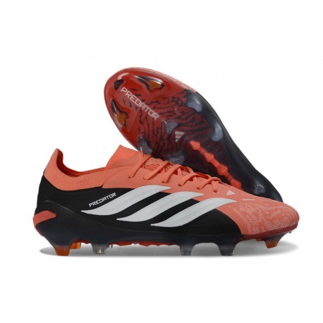 Korki Pilkarskie Adidas Predator 26 Elite FG Pomarańczowy Czarny Biały