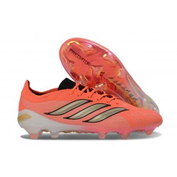 Korki Pilkarskie Adidas Predator 26 Elite FG Czerwony Złoto