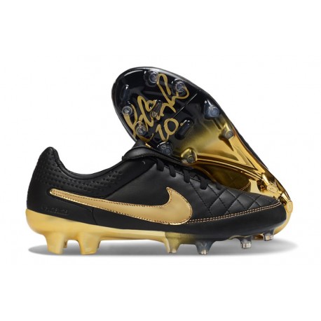 Buty Piłkarskie Nike Tiempo Maestro Elite FG Czarny Złoty