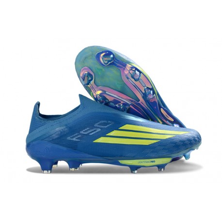 Buty adidas F50+ Laceless Elite FG X MESSI Niebieski Zawistny