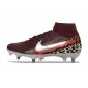 Nike Mercurial Superfly X Elite SG-Pro Burgund Srebrny metaliczny