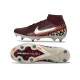 Nike Mercurial Superfly X Elite SG-Pro Burgund Srebrny metaliczny