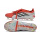 Adidas Predator 26 Tongue Elite FG Biały Czerwony Czarny