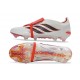 Adidas Predator 26 Tongue Elite FG Biały Czerwony Czarny
