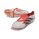 Adidas Predator 26 Tongue Elite FG Biały Czerwony Czarny