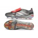 Adidas Predator 26 Tongue Elite FG Żelazo Metaliczne Biały Czerwony Lucid