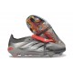 Adidas Predator 26 Tongue Elite FG Żelazo Metaliczne Biały Czerwony Lucid