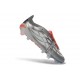 Adidas Predator 26 Tongue Elite FG Żelazo Metaliczne Biały Czerwony Lucid