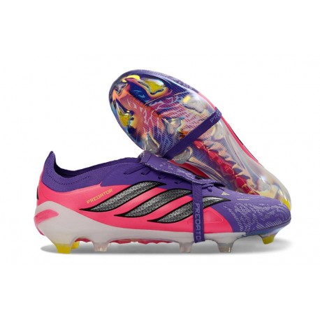 Adidas Predator 26 Tongue Elite FG Fioletowy Różowy