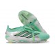 Adidas Predator 26 Tongue Elite FG Zielony Srebro