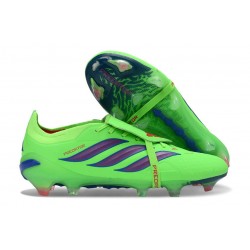 Adidas Predator 26 Tongue Elite FG Zielony Fioletowy
