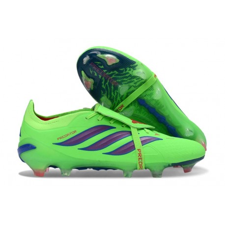 Adidas Predator 26 Tongue Elite FG Zielony Fioletowy