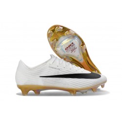 Korki Pilkarskie Nike Mercurial Vapor 17 Elite FG Biały Złoto Czarny