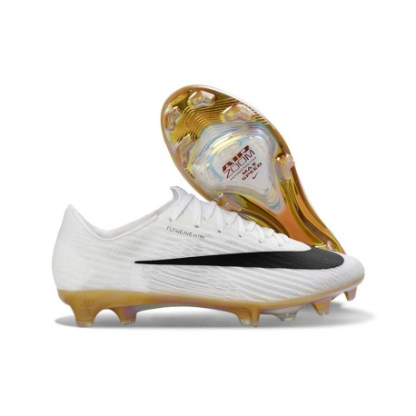 Korki Pilkarskie Nike Mercurial Vapor 17 Elite FG Biały Złoto Czarny
