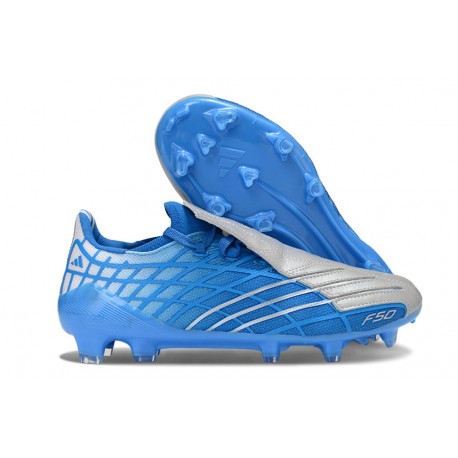 Korki adidas F50 Elite FG Niebieski Srebro