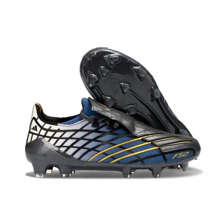 Korki adidas F50 Elite FG Czarny Niebieski Złoto