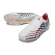 Korki adidas F50 Elite FG Biały Czerwony Niebieski