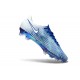 Korki Pilkarskie Nike Mercurial Vapor 17 Elite FG Niebieski Biały Srebro