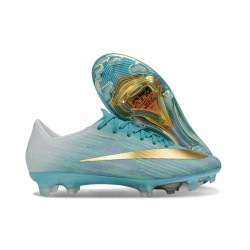 Korki Pilkarskie Nike Mercurial Vapor 17 Elite FG Zielony Złoty