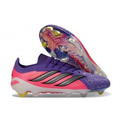 Korki Pilkarskie Adidas Predator 26 Elite FG Fioletowy Różowy Czarny