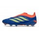 Buty Adidas Predator 26 Laceless Elite FG Niebieski Pomarańczowy Limonkowy Zielony