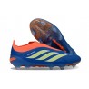 Buty Adidas Predator 26 Laceless Elite FG Niebieski Pomarańczowy Limonkowy Zielony