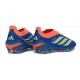 Buty Adidas Predator 26 Laceless Elite FG Niebieski Pomarańczowy Limonkowy Zielony