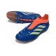 Buty Adidas Predator 26 Laceless Elite FG Niebieski Pomarańczowy Limonkowy Zielony