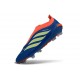 Buty Adidas Predator 26 Laceless Elite FG Niebieski Pomarańczowy Limonkowy Zielony