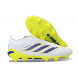 Buty Adidas Predator 26 Laceless Elite FG Biały Czarny