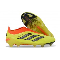 Buty Adidas Predator 26 Laceless Elite FG Zawistny Czarny