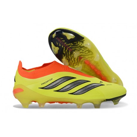 Buty Adidas Predator 26 Laceless Elite FG Zawistny Czarny
