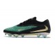Korki Piłkarskie Nike Phantom 6 Elite Low FG Zielony Czarny Złoty