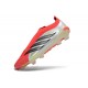 Buty Adidas Predator 26 Laceless Elite FG Czerwony Biały Czarny
