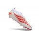 Korki Piłkarskie Adidas Predator LL Elite FG Biały Czerwony Czarny