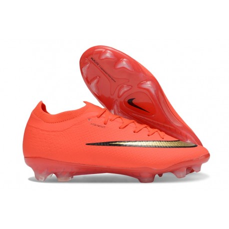 Nike Buty Zoom Mercurial Vapor XVII Elite FG Czerwony Złoty