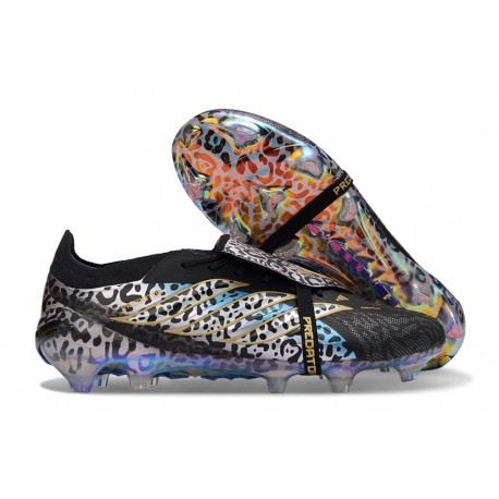 Adidas Predator 26 Tongue Elite FG Kaka Czarny Fioletowy Copper
