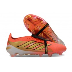 Adidas Predator 26 Tongue Elite FG Pomarańczowy Złoto Czarny