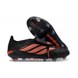 Adidas Predator Foldover Tongue Elite FG Czarny Pomarańczowy