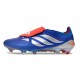 Adidas Predator Foldover Tongue Elite FG Niebieski Srebro Czerwony