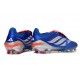 Adidas Predator Foldover Tongue Elite FG Niebieski Srebro Czerwony