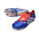Adidas Predator Foldover Tongue Elite FG Niebieski Srebro Czerwony