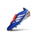 Adidas Predator Foldover Tongue Elite FG Niebieski Srebro Czerwony