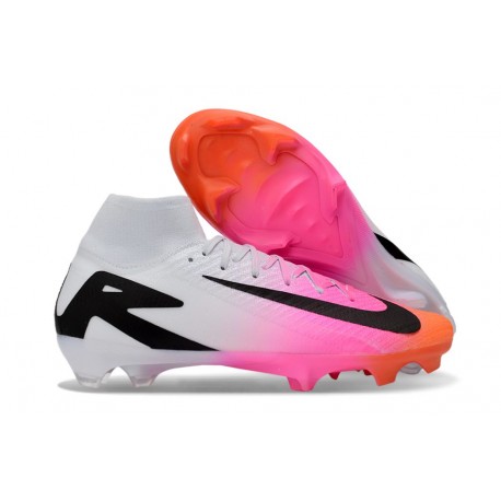 Buty Piłkarskie Nike Mercurial Superfly X Elite FG Różowy Czarny Biały