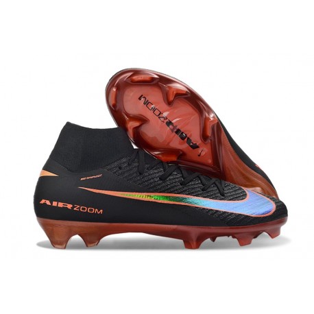 Buty Piłkarskie Nike Mercurial Superfly X Elite FG Czarny Pomarańczowy