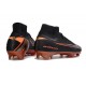 Buty Piłkarskie Nike Mercurial Superfly X Elite FG Czarny Pomarańczowy